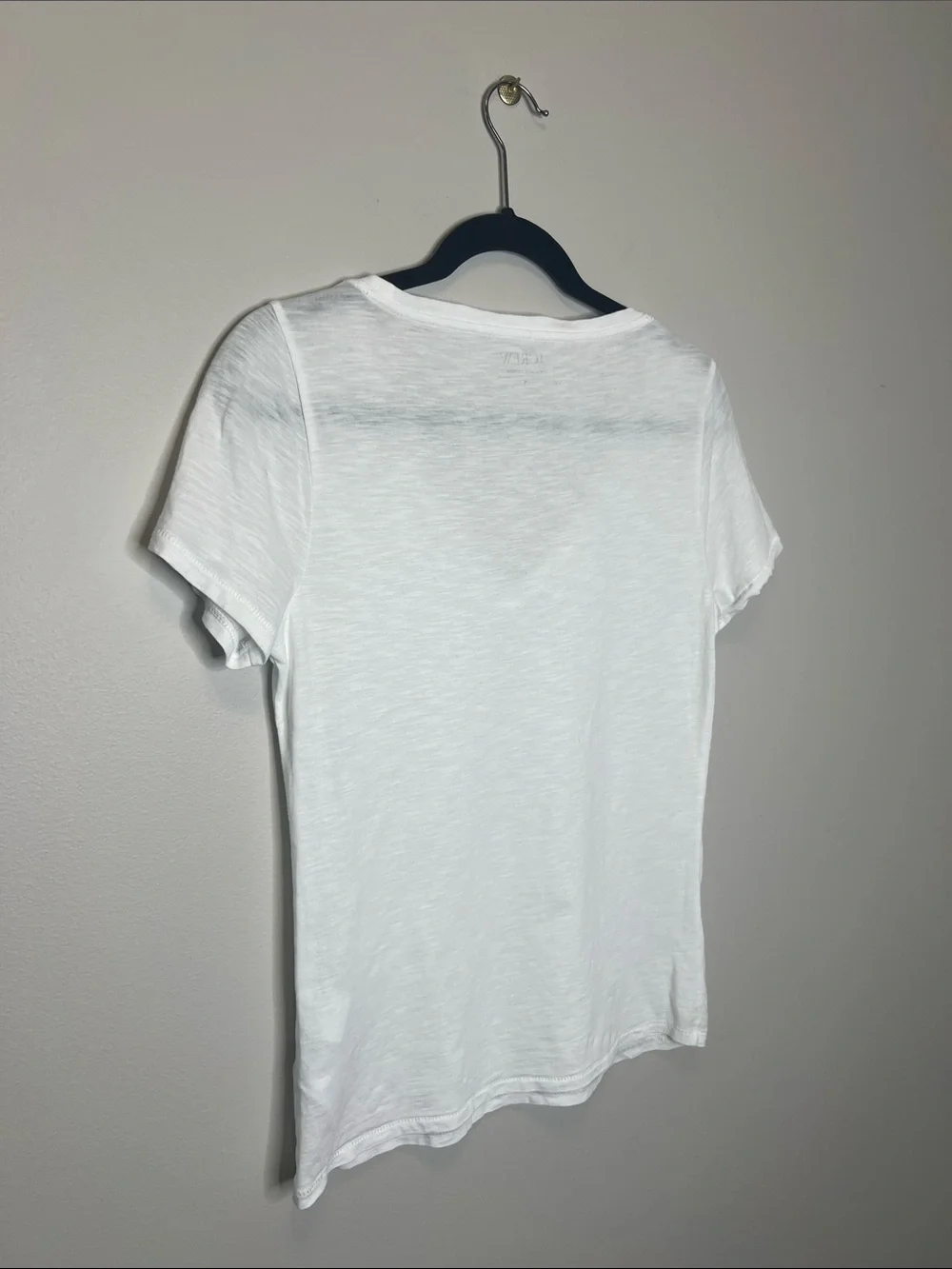 J. Crew Vintage Cotton V Neck Short Sleeve Classic Tee size Small